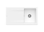 Villeroy & Boch Siluet Einbauspüle 333501R1 mit Ablaufgarnitur und Handbetätigung, weiß