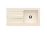 Villeroy & Boch Architectura Einbauspüle 336001FU mit Ablaufgarnitur und Handbetätigung, Ivory