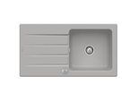 Villeroy & Boch Architectura Einbauspüle 336002KD mit Ablaufgarnitur und Exzenterbetätigung, Fossil