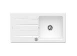 Villeroy & Boch Architectura Einbauspüle 336002RW mit Ablaufgarnitur und Exzenterbetätigung, Stone White