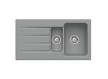 Villeroy & Boch Architectura Einbauspüle 336501SL mit Ablaufgarnitur und Handbetätigung, Stone