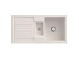 Villeroy & Boch Flavia Einbauspüle 330401KR mit Ablaufgarnitur und Handbetätigung, Crema