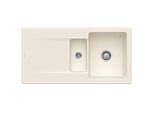 Villeroy & Boch Siluet Einbauspüle 333701KR mit Ablaufgarnitur und Handbetätigung, Crema