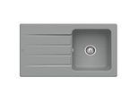 Villeroy & Boch Architectura Einbauspüle 335001SL mit Ablaufgarnitur und Handbetätigung, Stone