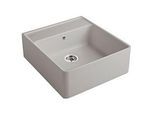 Villeroy und Boch Spülstein Einzelbecken 632061KD Ablaufgarnitur, Handbetätigung, Befestigungssatz, Fossil