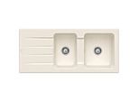 Villeroy & Boch Architectura Einbauspüle 338001KR mit Ablaufgarnitur und Handbetätigung, Crema