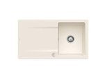 Villeroy und Boch Flächenbündige Spüle 33352FKR mit Ablaufgarnitur und Exzenterbetätigung, Crema