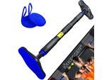 KESSER® Klimmzugstange Türrahmen verstellbar, Pull Up Bar Heimturnhalle, Reckstange ohne Schrauben/Bohren, 68-106 cm Ausziehbar, Tragfähigkeit bis zu 300Kg & rutschfeste Griffe, inkl. Resistenzbänder