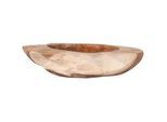 Xxxl Obstschale , Teakfarben , Holz , Teakholz , oval , 40x12x40 cm , Real Wood , Geschirr, Schalen & Schüsseln, Obstschalen