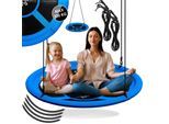 KESSER® Nestschaukel Tellerschaukel Hängeschaukel Rundschaukel Schaukel verstellbar Garten-Schaukel Kinderschaukel Indoor - Outdoor-Schaukel für Kinder & Erwachsene