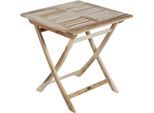 Tisch JAVA, quadratisch 70 x 70 cm, Teak