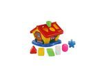Polesie Steckspiel Haus Sortierspiel 3354, bunter Formsortierer mit sechs Formen