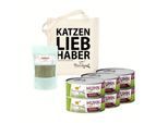 I love my cat Futterset Katzenfutter Nass mit Huhn für übergewichtige Katzen Nahrungsergänzung