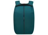 Laptoprucksack SAMSONITE "SECURIPAK 2.0 Backpack 15.6", Gr. B/H/T: 33cm x 44,5cm x 18cm, blau (petrol), Polyester, unifarben, Rucksäcke Laptoprucksack, Rucksack Freizeitrucksack Cityrucksack Backpack Schulrucksack