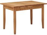 Esstisch MASSIVLINE & MORE "Königsee", braun (wildeiche, wildeiche, wildeiche), B:120cm H:76cm T:75cm, Tische, Esstisch, mit Auszug (120-160 cm)
