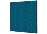 SHOWDOWN Textile Wanddekoration Hexagon Mehrfarbig Aluminium