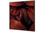 SHOWDOWN Textile Wanddekoration Botanische Blätter Mehrfarbig Aluminium