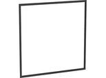 Geberit One Abdeckrahmen 505845003 120 cm, schwarz matt/Aluminium pulverbeschichtet, Unterputz-Montage