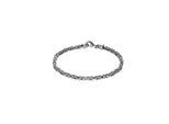 Zeeme Basic Armband Silber 925 poliert Königskette 3mm breit