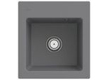 Villeroy & Boch Subway 45 XS Einbauspüle 678101SL mit Ablaufgarnitur und Handbetätigung, 475 x 510 mm, Stone