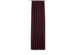Vorhang WIRTH "Newbury", lila (aubergine), B:130cm H:235cm, Baumwolle, Polyester, Gardinen, nach Maß