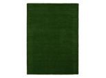 Wollteppich CARPETFINE "Gabbeh Lola Uni", grün, B:40cm H:14mm L:60cm, Wolle, Teppiche, mit natürlichem Pflanzenmaterial von Hand gewebt, auch in Rund