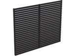 Carport-Seitenwand SKANHOLZ "Rhombus", grau (anthrazit), B:230cm H:160cm, Holzwerkstoff, Gartenhaus-Seitenwände
