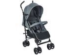 My Baby Lou Buggy Madrid , Dunkelgrau , Textil , 51x105x79 cm , EN 1888 , Fußstütze abklappbar, 5-Punkte-Gurt, Doppelbremse, Transportsicherung, mit