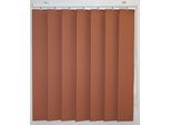 Lamellenvorhang SUNLINES "Montana", orange (terra), B:175cm H:175cm, Jalousien, Wunschmaß