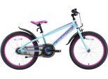 Jugendfahrrad BIKESTAR "Urban Jungle" Gr. 26, blau (berry, türkis), Fahrräder, Kinder, 25,6cm, 20 Zoll (50,80cm), für Damen