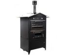 Rossofuoco Sedicinoni 80 - Holzbackofen für draußen - black