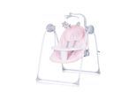 Chipolino Babywippe Nux klappbar Musik Schwingfunktion Fernbedienung Spielbogen rosa
