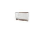 Lorelli Babybett Dream 60 x 120 cm umbaubar Schreibtisch Kinderbett Schaukelbett braun weiß