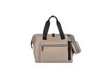 Kikkaboo Wickeltasche Maxi mit Wickelunterlage, kleine Tasche, Reißverschluss braun