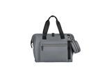 Kikkaboo Wickeltasche Maxi mit Wickelunterlage, kleine Tasche, Reißverschluss hellgrau