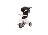 Chipolino Tricycle Marathon 2 in 1 Dreirad, Sitz umkehrbar, Gummiräder, Dach schwarz/weiss