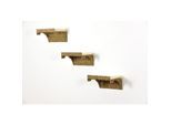 Rohrschneider Wandmulde Seegras schwarz 3er Set