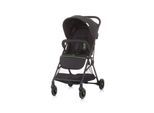 Chipolino Kinderwagen, Buggy Poppy zusammenklappbar Korb Sonnendach 5-Punkt-Gurt schwarz