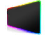 Titanwolf RGB Gaming Mauspad, Mousepad XL 800 x 300mm, verbessert Präzision & Geschwindigkeit, schwarz