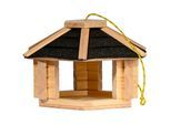 dobar Vogelhaus "Zwart" aus Massivholz, ca.: 40x34,5x23,5 cm