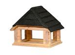 dobar Vogelhaus "Zwart" aus Massivholz, ca.: 40x34,5x23,5 cm
