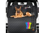 LOVPET® Kofferraumschutz Hund gesteppt mit Seiten- und Ladekantenschutz Universale Kofferraum-Schutzmatte für Hunde Hundedecke Wasserabweisend & Kratzfest mit Sicherheitsgurt und Zubehör