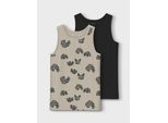 Name It Unterhemd »NKMTANK TOP 2P PEYOTE MONSTER TRUCK NOOS«, (Packung, 2 St.)