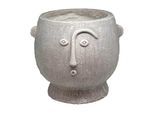 Blumentopf »Dameco Gesicht 16 cm, Grau«