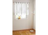 my home Raffrollo »Dimona«, mit Schlaufen, Transparent, Voile, Polyester