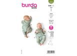 burda Schnitt 9258 "Overall & Halstuch" für Babys & Kleinkinder