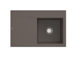 Villeroy und Boch Subway Style 45 Einbauspüle 334700TR Spülbecken rechts, timber CeramicPlus, 78 x 51 cm
