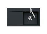 Villeroy und Boch Subway Style 50 Einbauspüle 335100S5 Spülbecken rechts, 900 x 510 mm, ebony