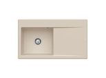 Villeroy und Boch Subway Style 50 Spüle 335200AM Spülbecken links, 900 x 510 mm, almond CeramicPlus