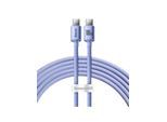 Baseus Crystal Shine cable USB-C to USB-C 100W 2m (purple)